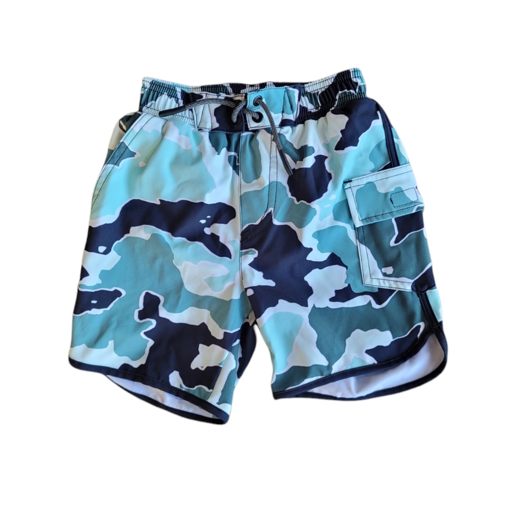New SOVEREIGN CODE Camo Print Swim Trunks Size 5